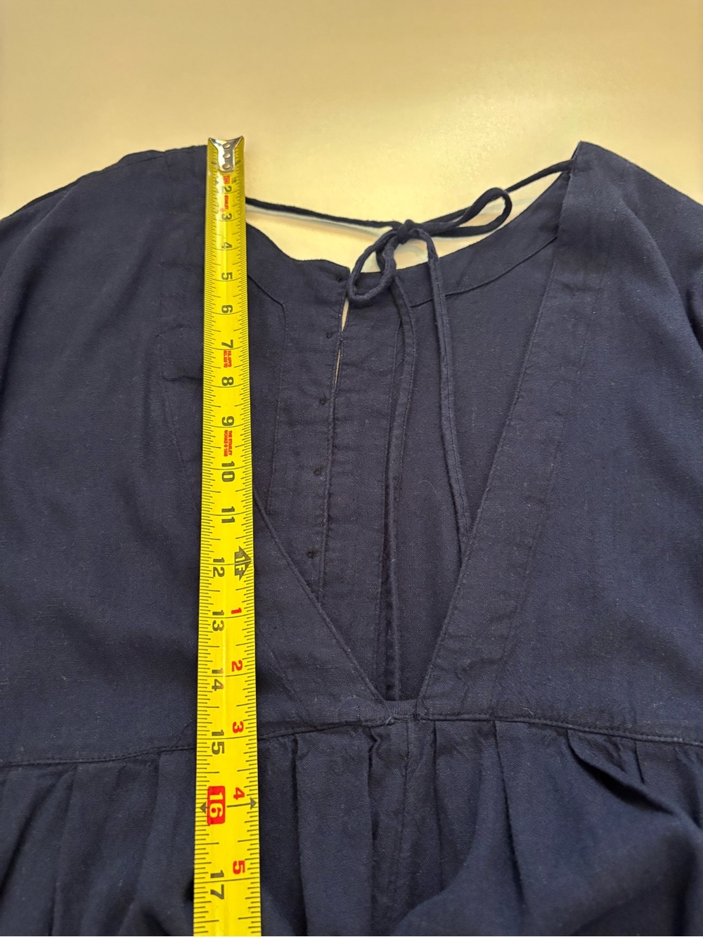 Free People Women’s Calsi Jumpsuit XS Navy Slouchy Button Front - Picture 13 of 13